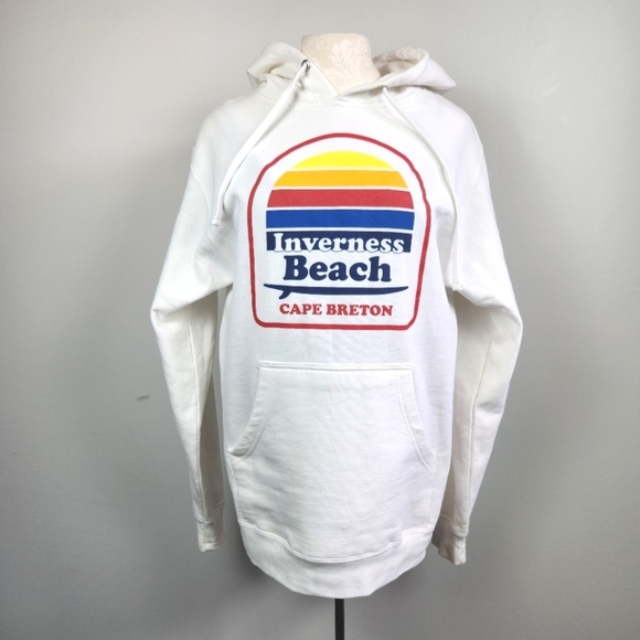 Inverness Beach Cape Breton Surfer Hoodie Sweatshirt Men's Size S Fits Women's L - Picture 2 of 16